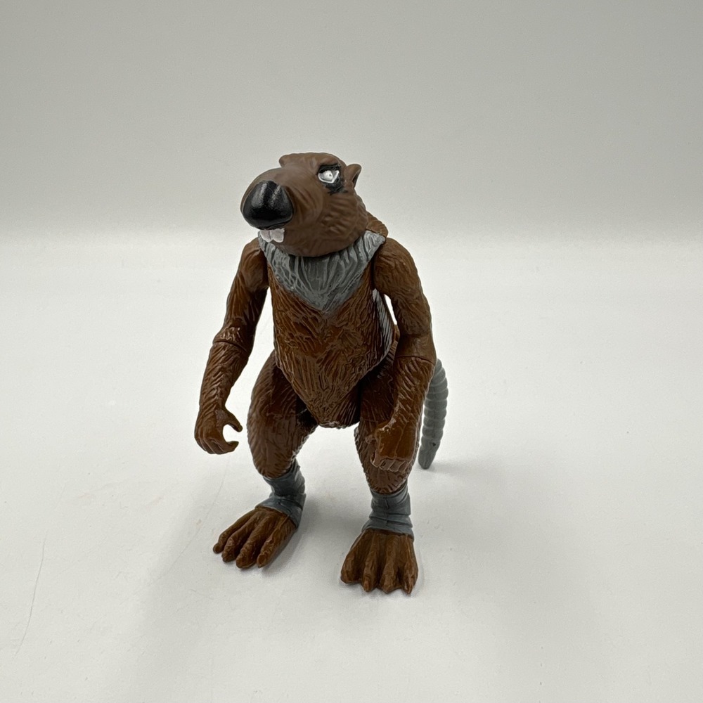 Playmates TMNT Splinter Action Figure Kids 4.5in Brown 1988 Vintage Toy Good